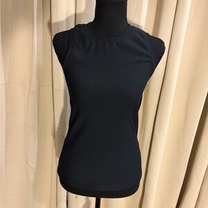 Elegant Navy Sleeveless Tank Top